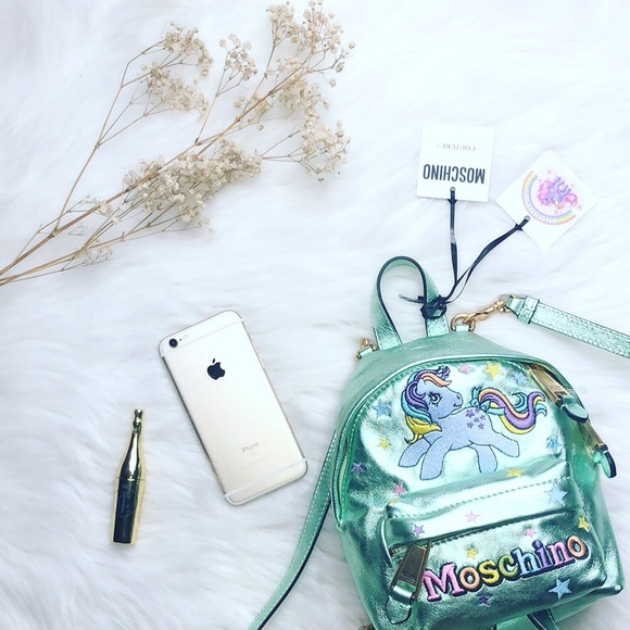 Moschino Handbags - SOLD MOSCHINO MY LITTLE PONY LAMINATED BACKPACK
